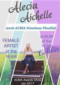 Alecia Aichelle- ACMA Nominations